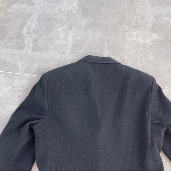We Black Velvet Blazer Men's Size M Slim Fit 46” Chest Cotton Lined - Picture 15 of 16